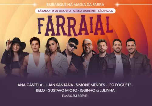 Vai no Farraial 2025 na Arena Anhembi? Garanta já seu aluguel de van em SP! Chegue com conforto, segurança e zero estresse. Faça seu orçamento agora!