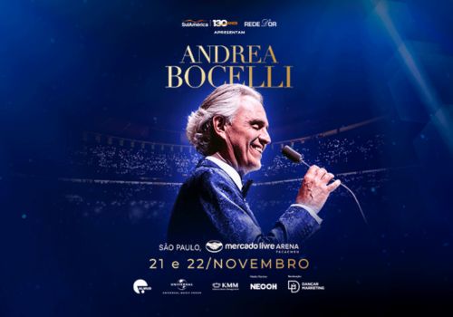 Locação de vans e micro-ônibus para o show do Andrea Bocelli